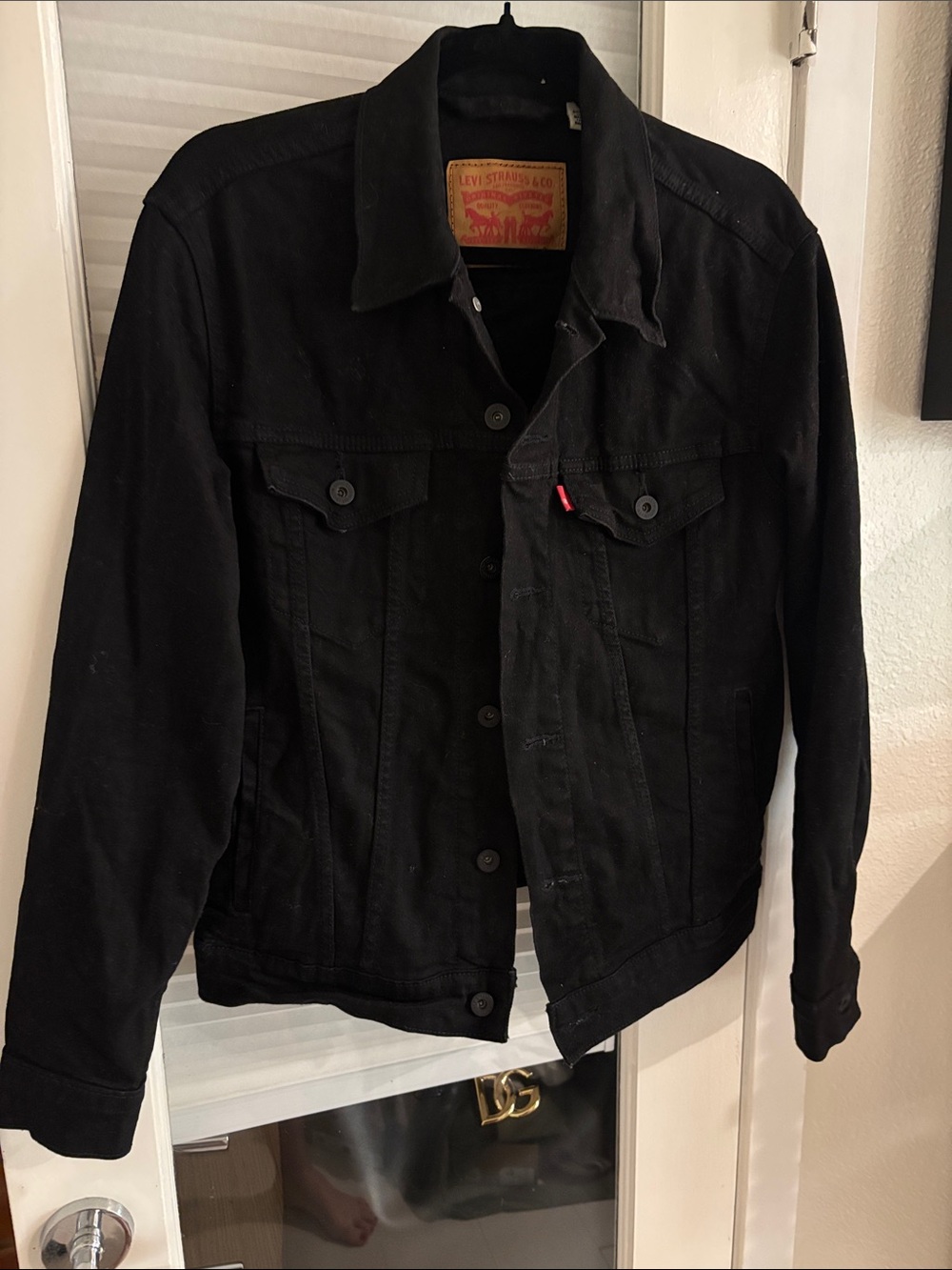 Levi's women’s Black Denim Trucker Jacket